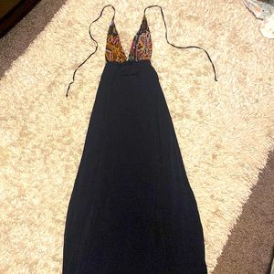 For Love and Lemons San Pedro Halter Maxi Dress